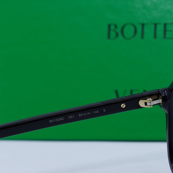 Final Price! Bottega Veneta BV1329O 001 Shiny Black Eyeglasses - Picture 6 of 9